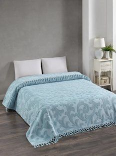 Покривало простирадло жакардове махрове 600 мг 220x240 MINT тифані 2798237073 фото
