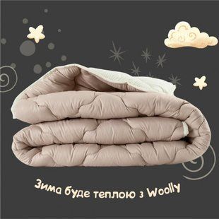 Ковдра шерстяна всесезонна Woolly двоспальна 175х210см 1617275960 фото