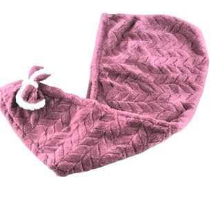 Рушник-тюрбан на голову для волосся з мікрофібра Hair Wrap бузок 22013140143 фото