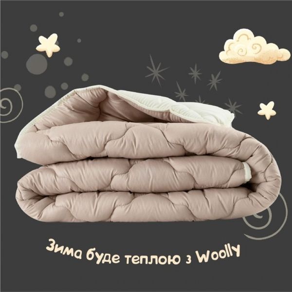 Ковдра шерстяна всесезонна Woolly євро 200x220см 1617275961 фото